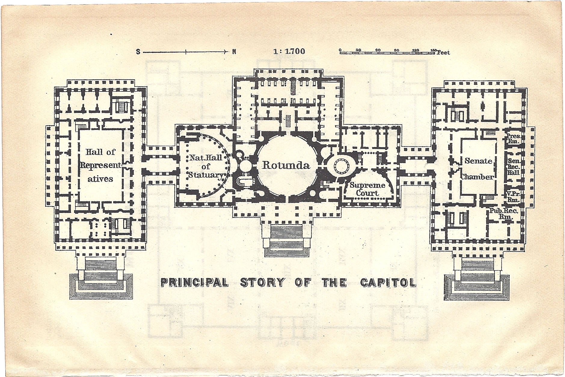 Plan of U.S. Capitol