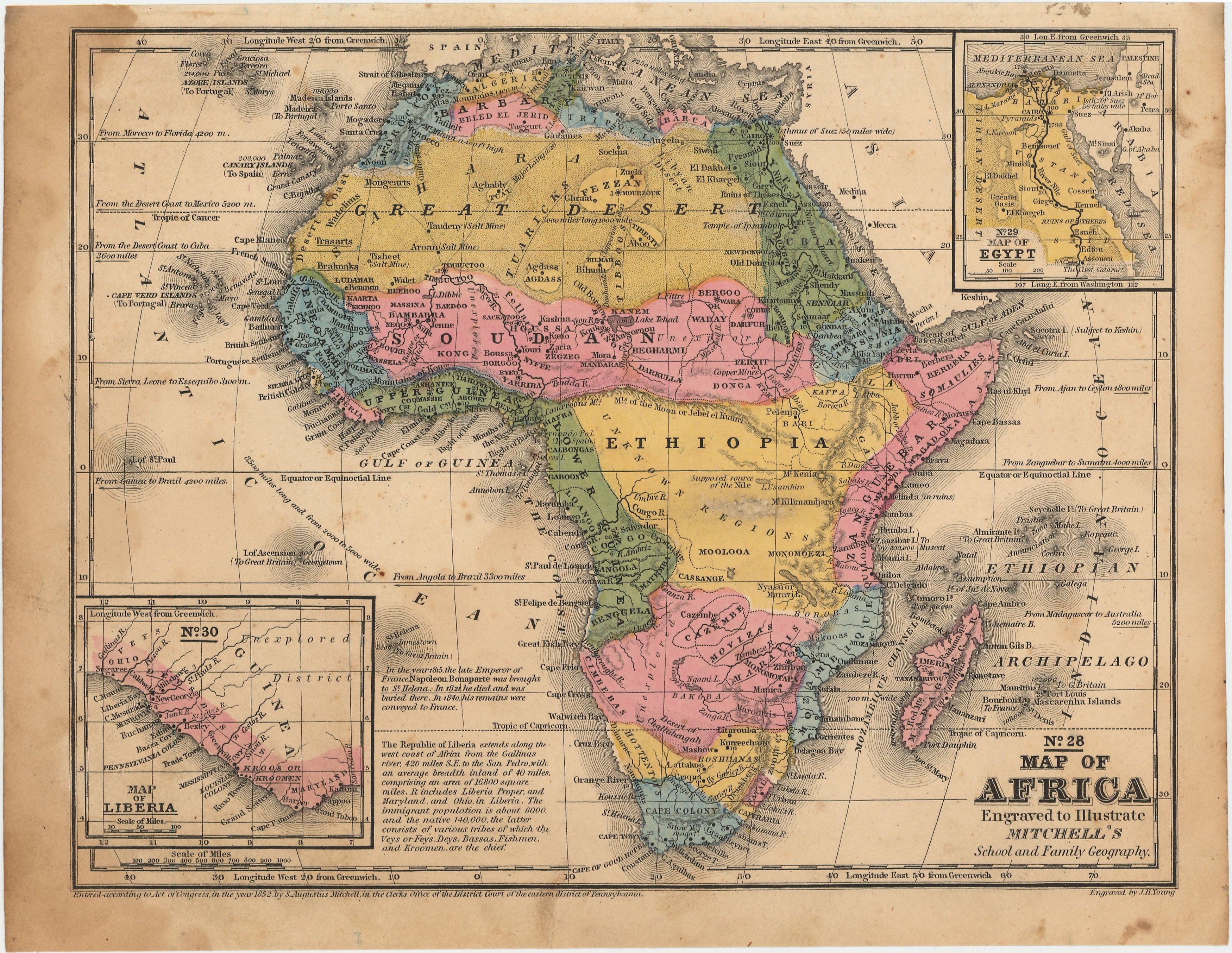Antique Continent Maps