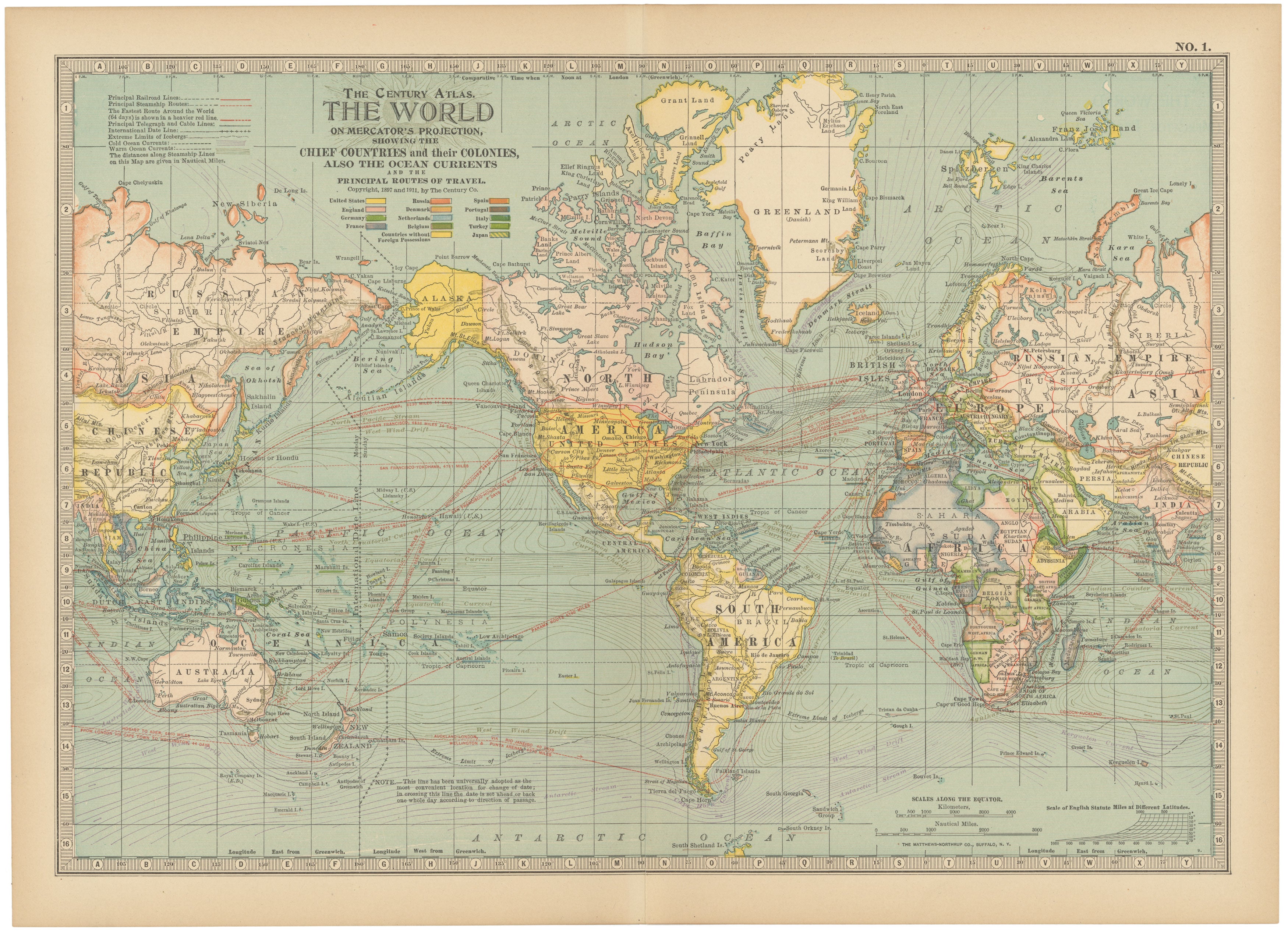 Antique Map of the World
