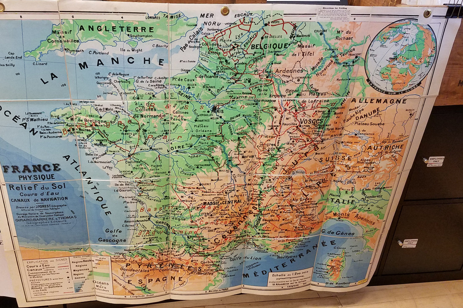 France (Physical Geography) 1961