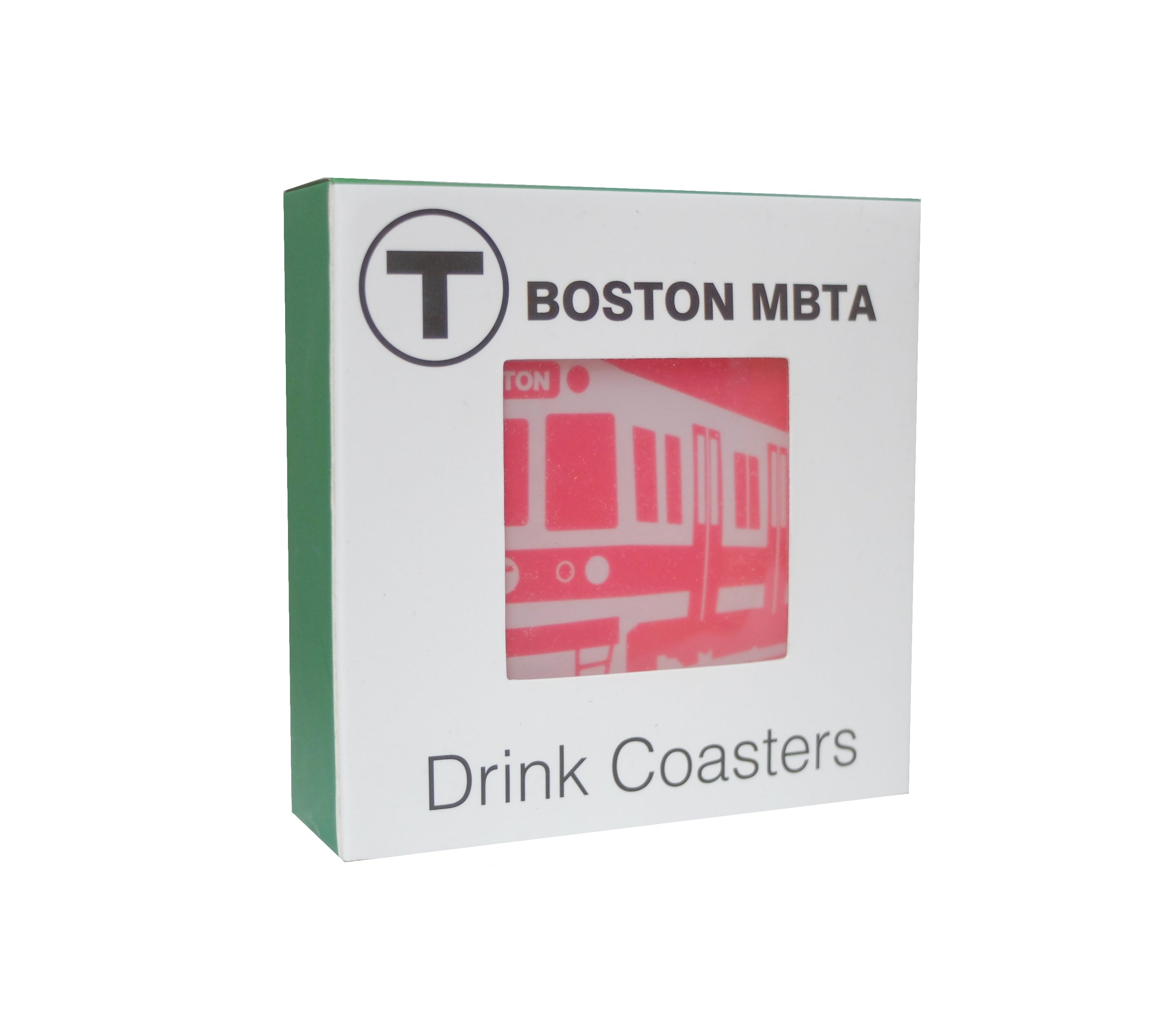 MBTA Vehicles Drink Coaster Set