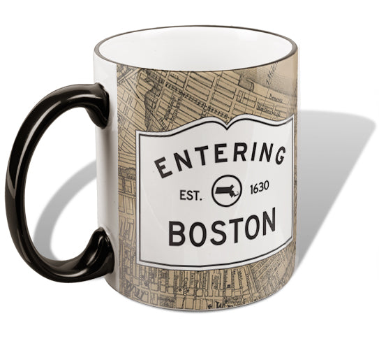 Entering Boston, Massachusetts Mug