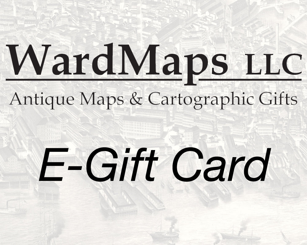 E-Gift Card for WardMaps Online or In-Store