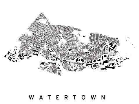 Watertown City Plan Print