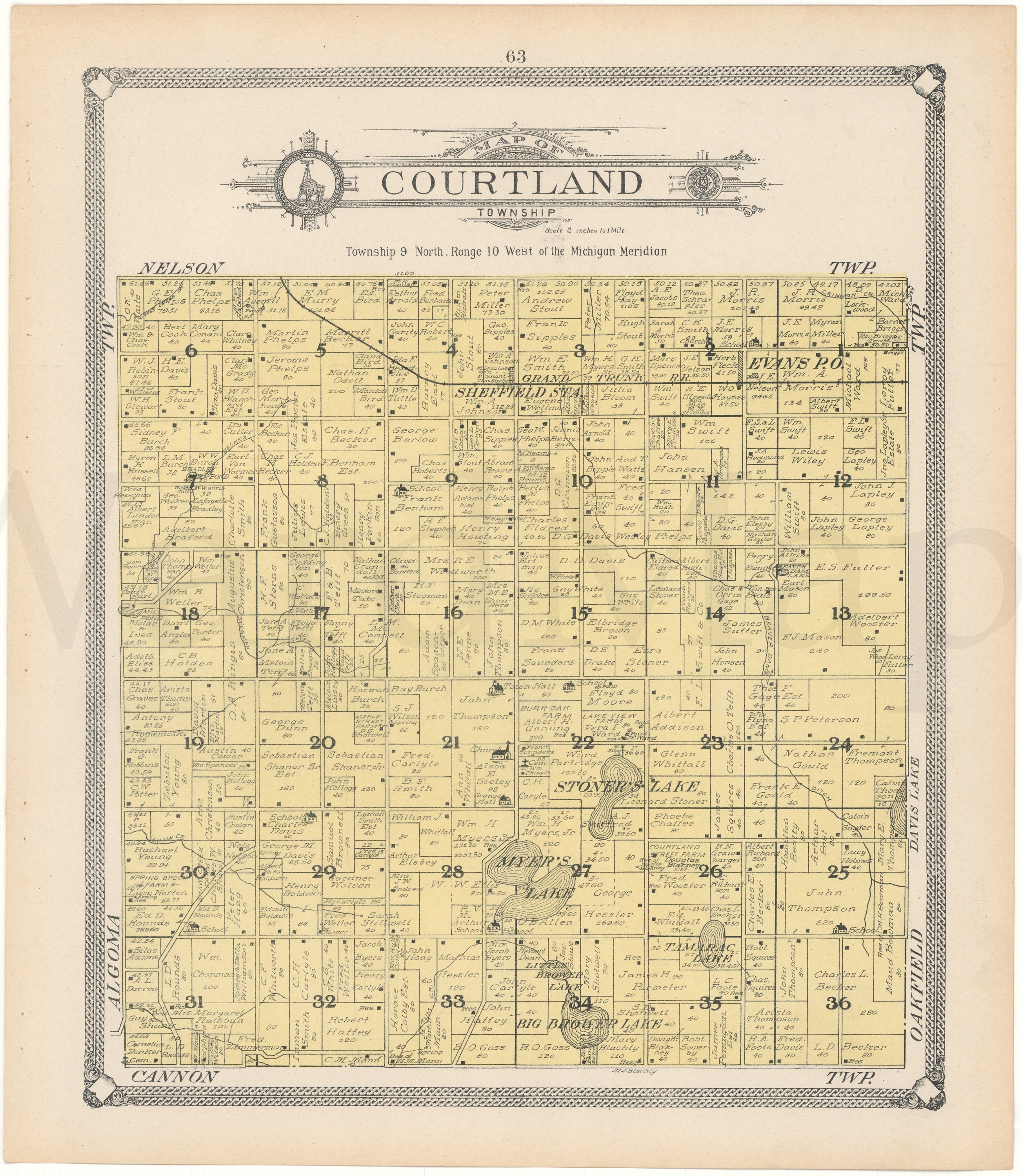 Kent County Township Map