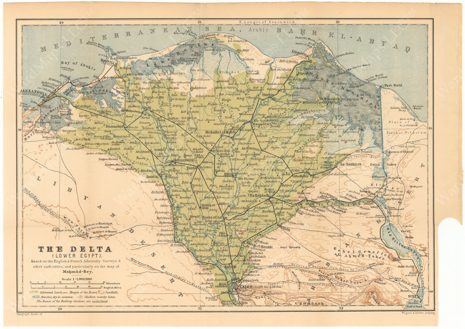 Nile Delta Map