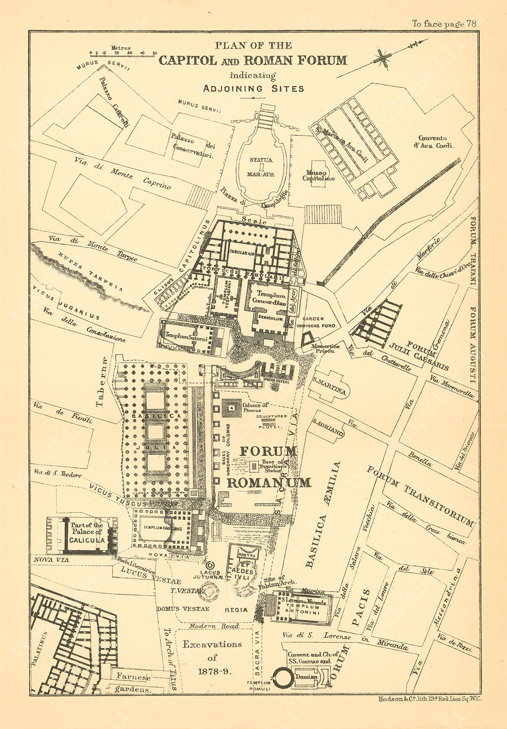 Roman Forum Diagram