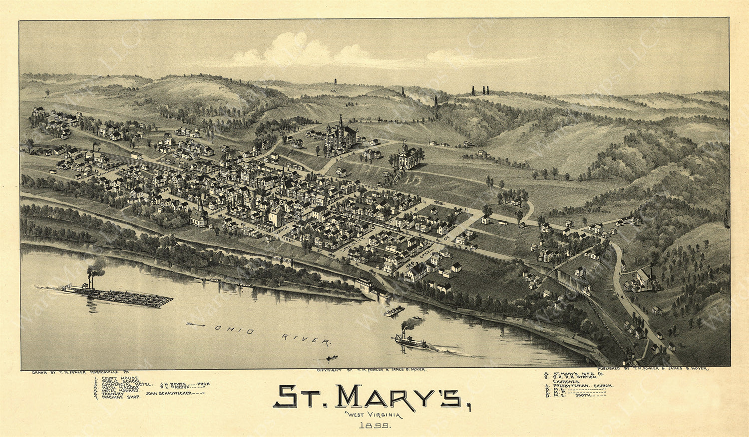St. Marys, West Virginia 1899 WardMaps LLC